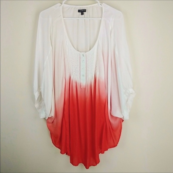 Lane Bryant Tops - Lane Bryant Gradient Blouse Plus Sz 18 / 20